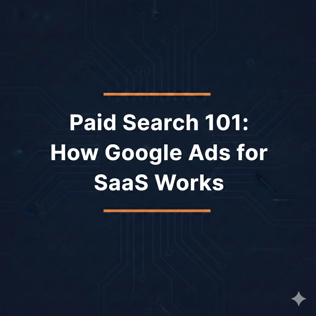 Paid Search 101: How Google Ads for SaaS Works