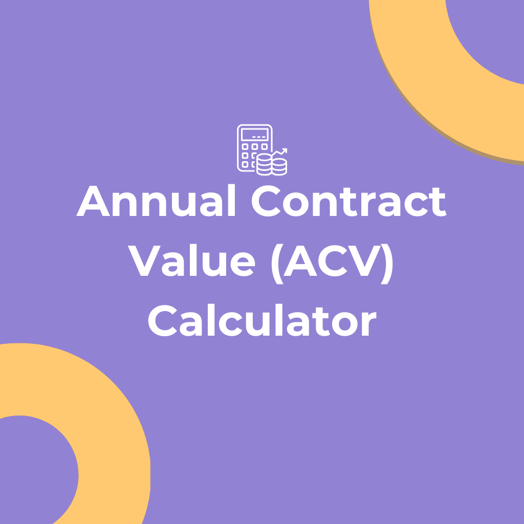 Annual Contract Value (ACV) Calculator