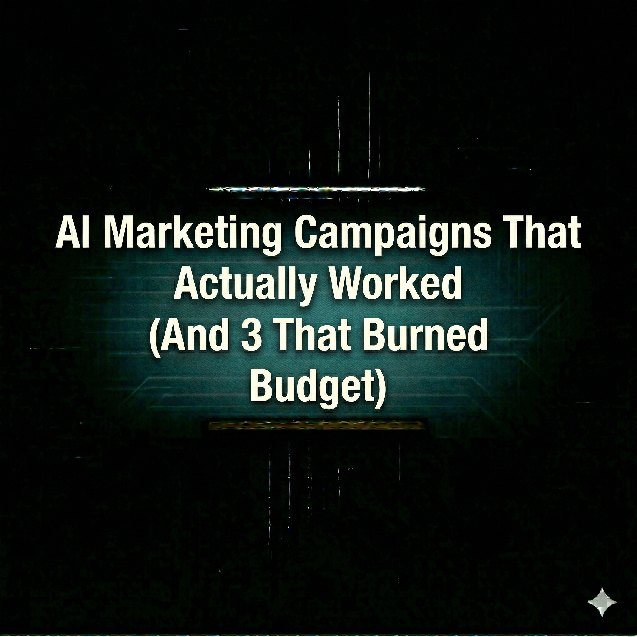 AI Marketing Campaigns That Actually Worked (And 3 That Burned Budget)